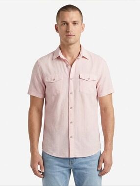 Sean John ($120) Original Fit Striped Button Down Shirt Casual Y2K Streetwear
